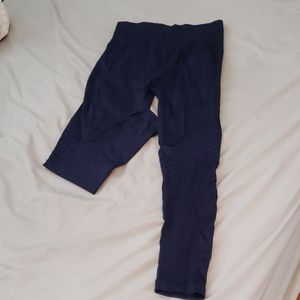 Fabletics navy high waisted leggings 7/8